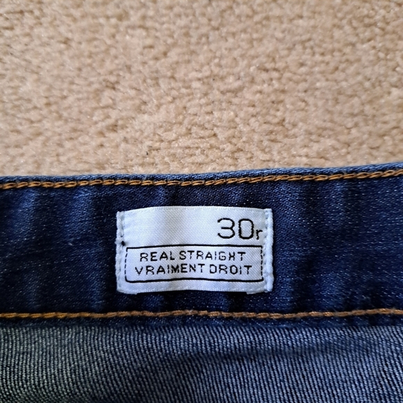 Gap Jeans Women's 30 Blue Real Straight Denim Gap 1969 Straight Leg - Picture 5 of 11